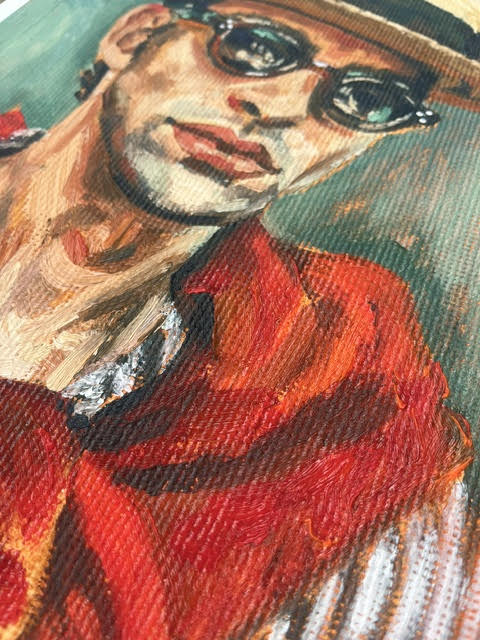 Just a Gent, and his sun hat.