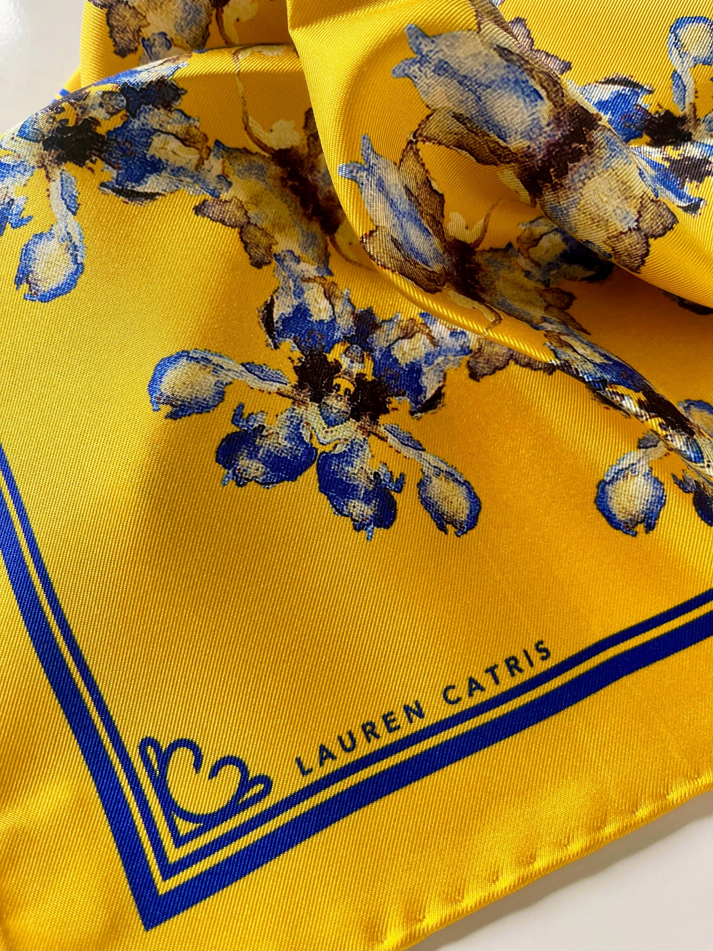 Ditsy Delphinium Gold