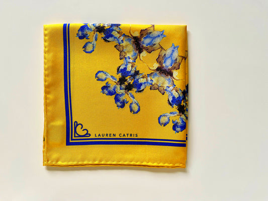 Ditsy Delphinium Gold