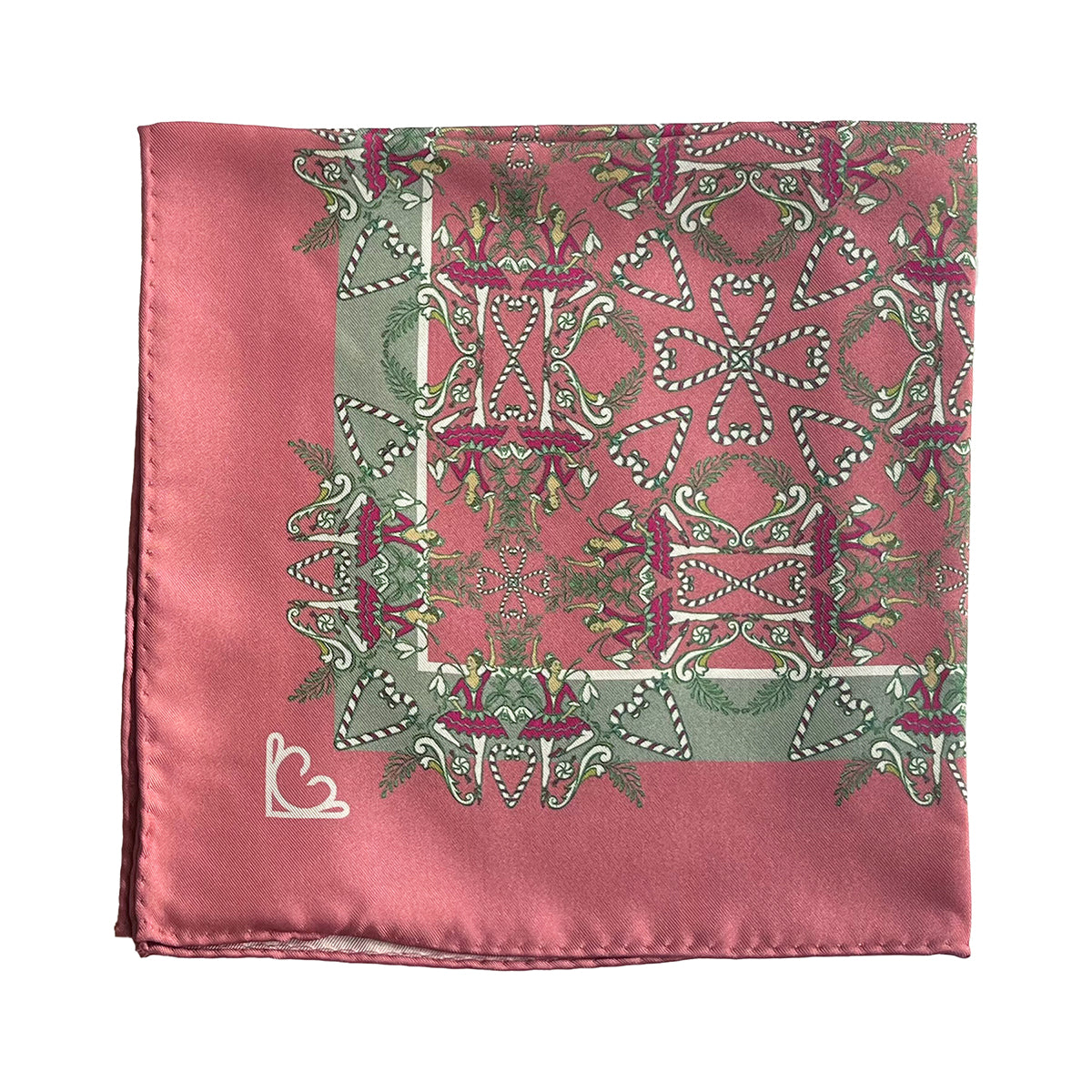 Sugar Plum Large Pocket Square