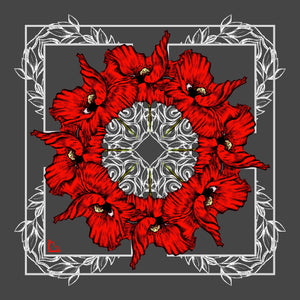 Poppy Crown Grey