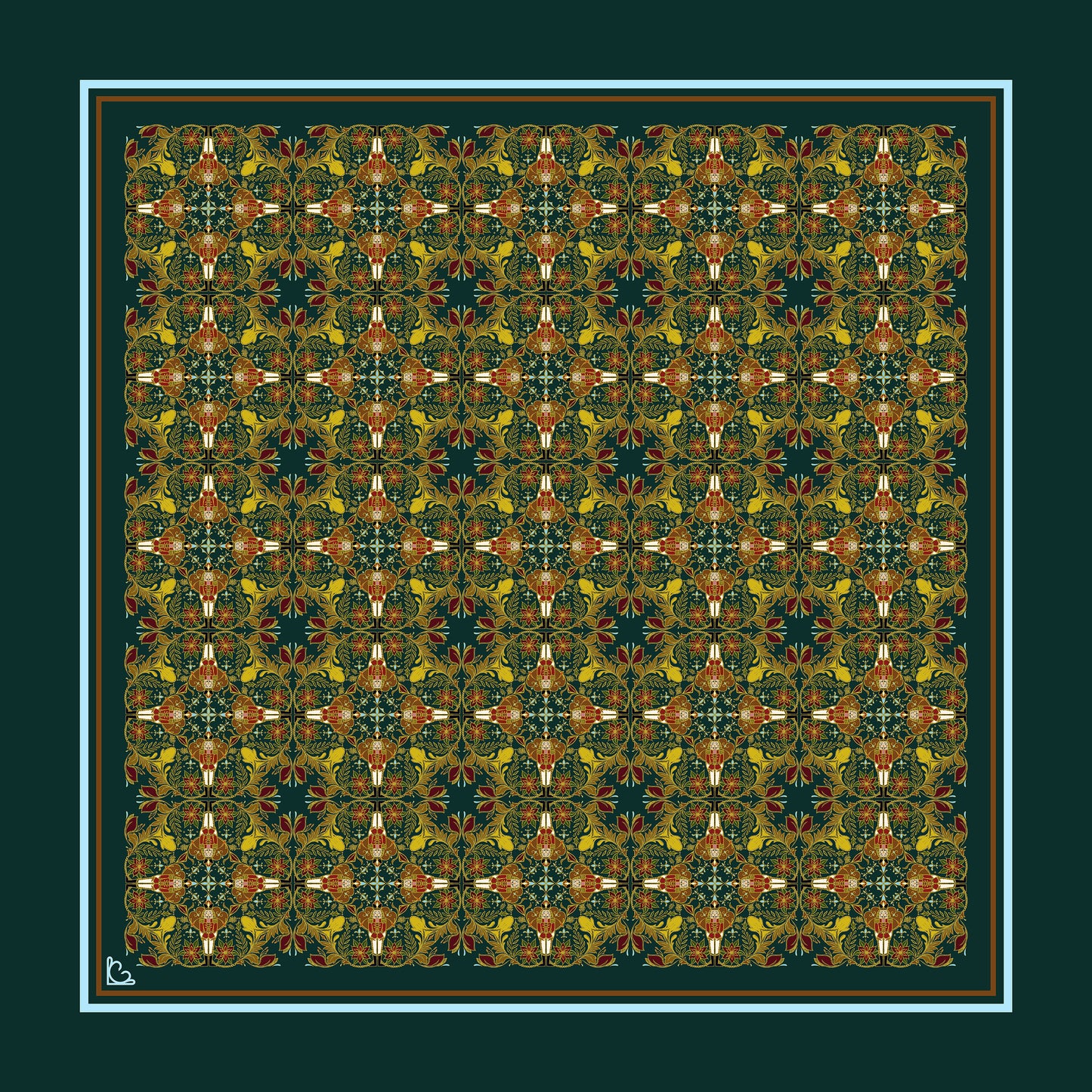 Nutcracker Small Square Scarf