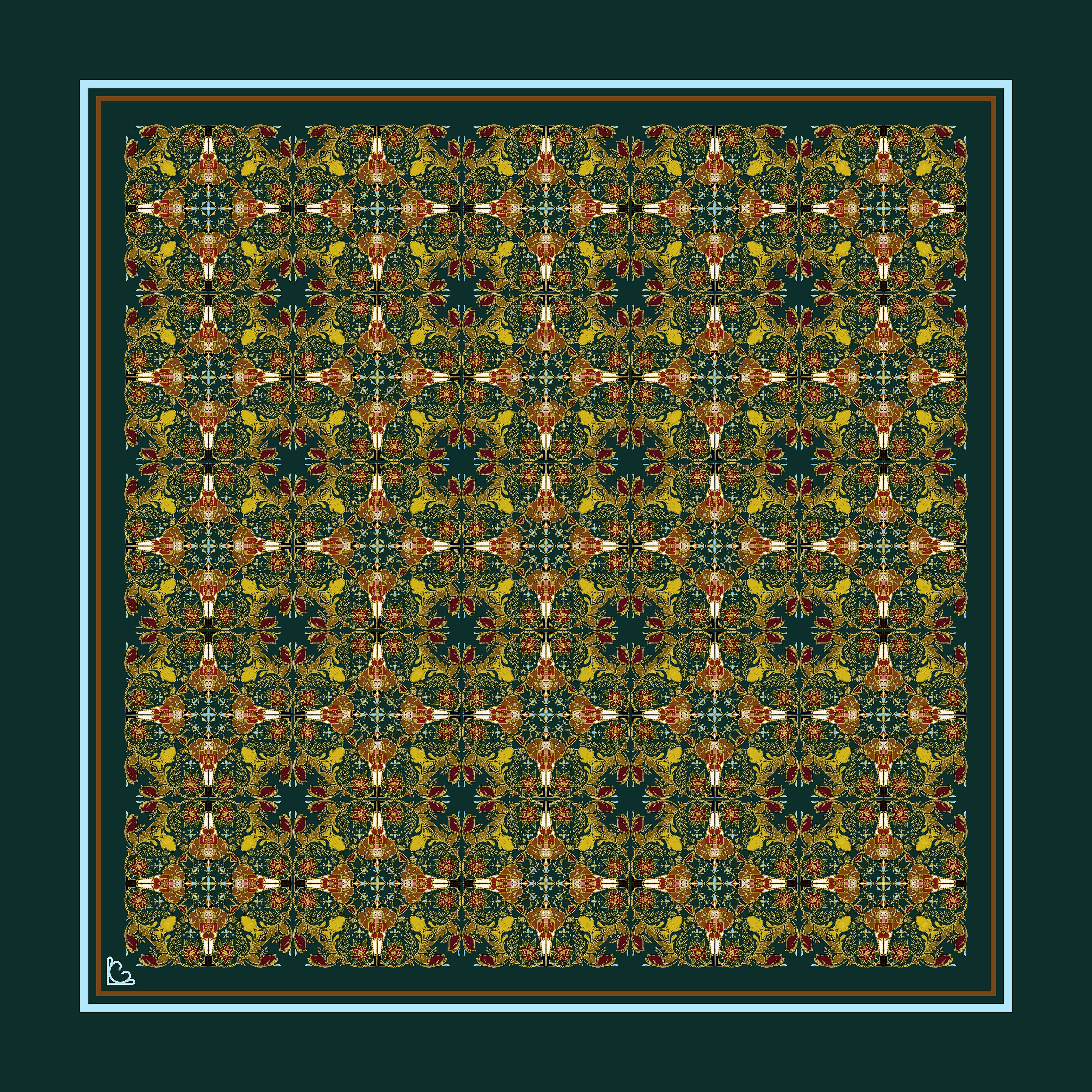 Nutcracker Large Square Scarf