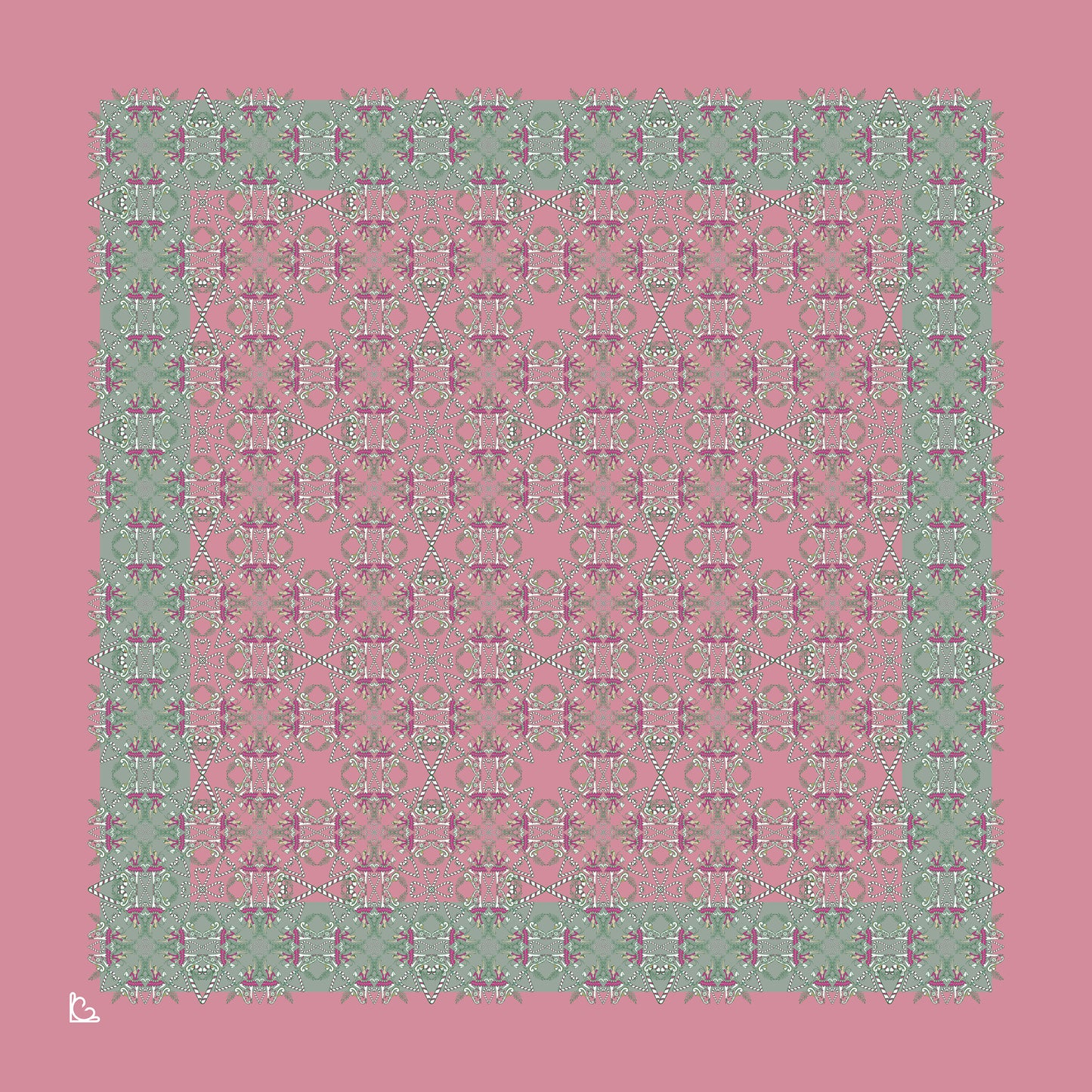 Sugar Plum Large Square Scarf