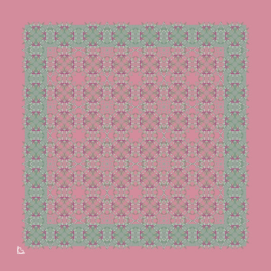 Sugar Plum Large Square Scarf