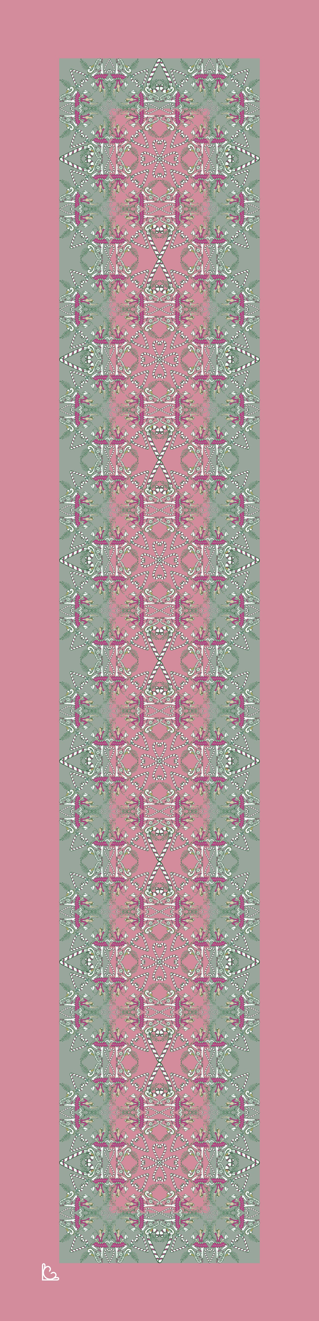 Sugar Plum Rectangle Scarf