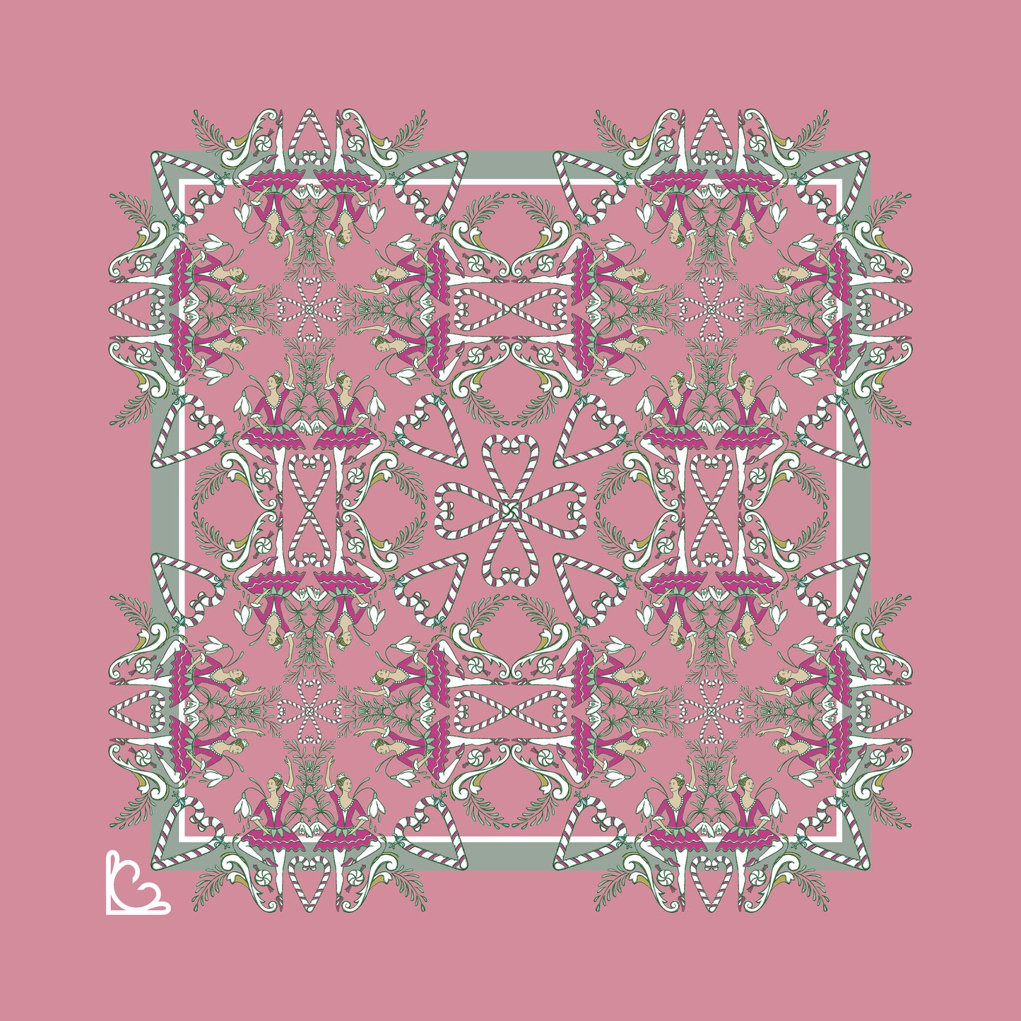 Sugar Plum Pocket Square