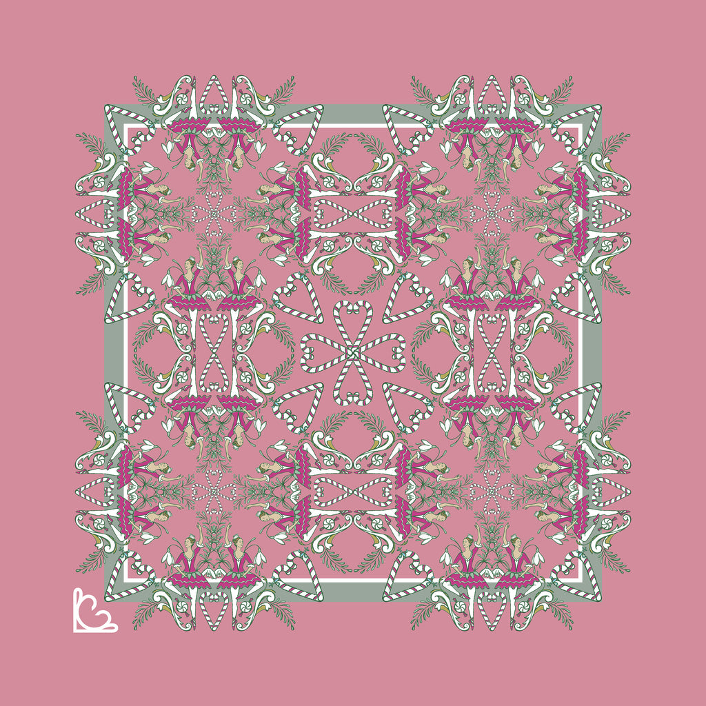 Sugar Plum Pocket Square