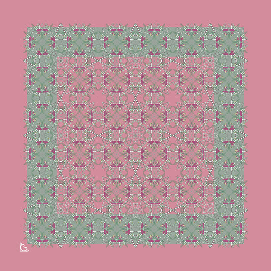 Sugar Plum Small Square Scarf