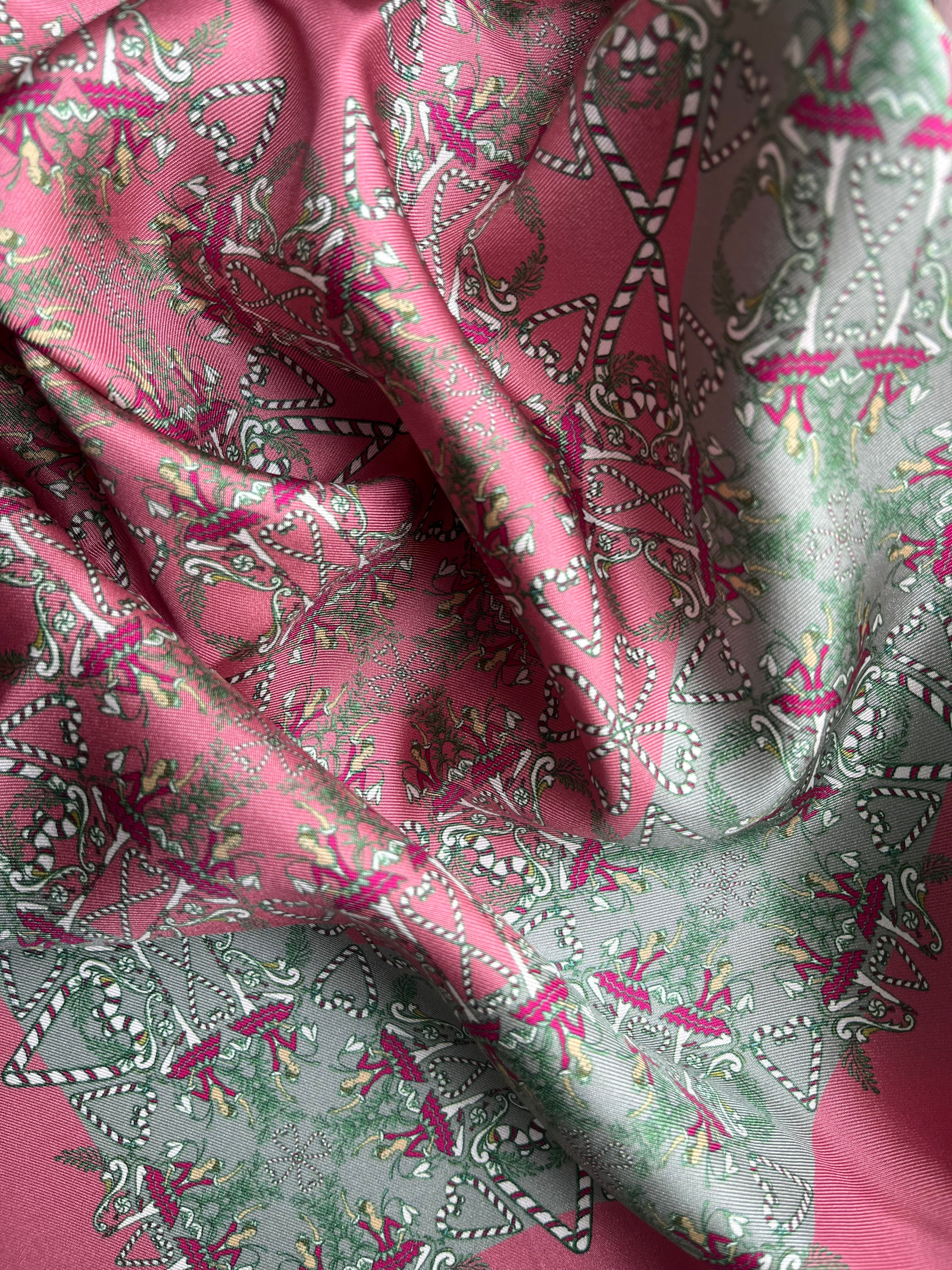 Sugar Plum Small Square Scarf